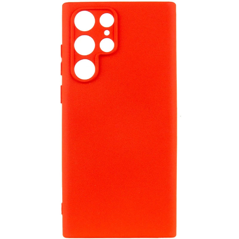 Чохол Silicone Case Lakshmi з закритою камерою на Samsung Galaxy S23 Ultra – Червоний / Red. Фото 5 з 12