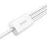 Дата кабель Baseus Superior Series USB to MicroUSB-Lightning-Type-C 3.5A (1.5m) (CAMLTYS) – Stellar White. Фото 4 из 6