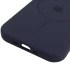 Чохол Silicone Case Full Protective (AA) V2 with MagSafe для Apple iPhone 17 (6.3") – Темно-синій / Midnight blue. Фото 10 з 11