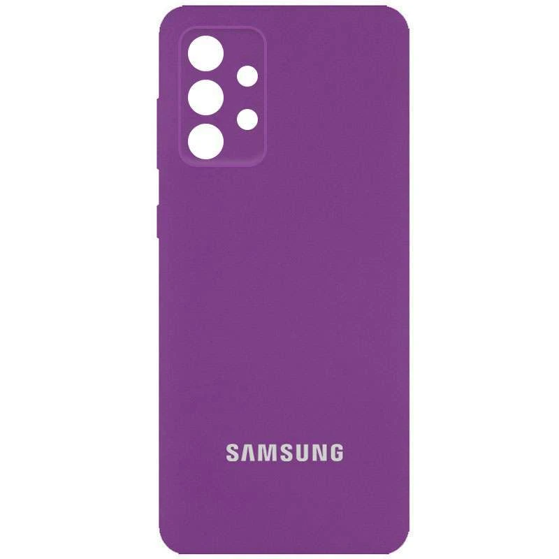 

Чохол Silicone Case з закритим низом та захистом камери на Samsung Galaxy A53 5G (Фіолетовий / Grape)