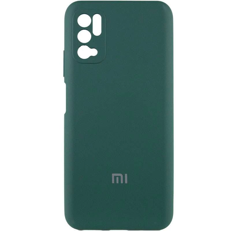 

Чохол Silicone Case з закритим низом та захистом камери на Xiaomi Redmi Note 10 5G (Зелений / Pine green)