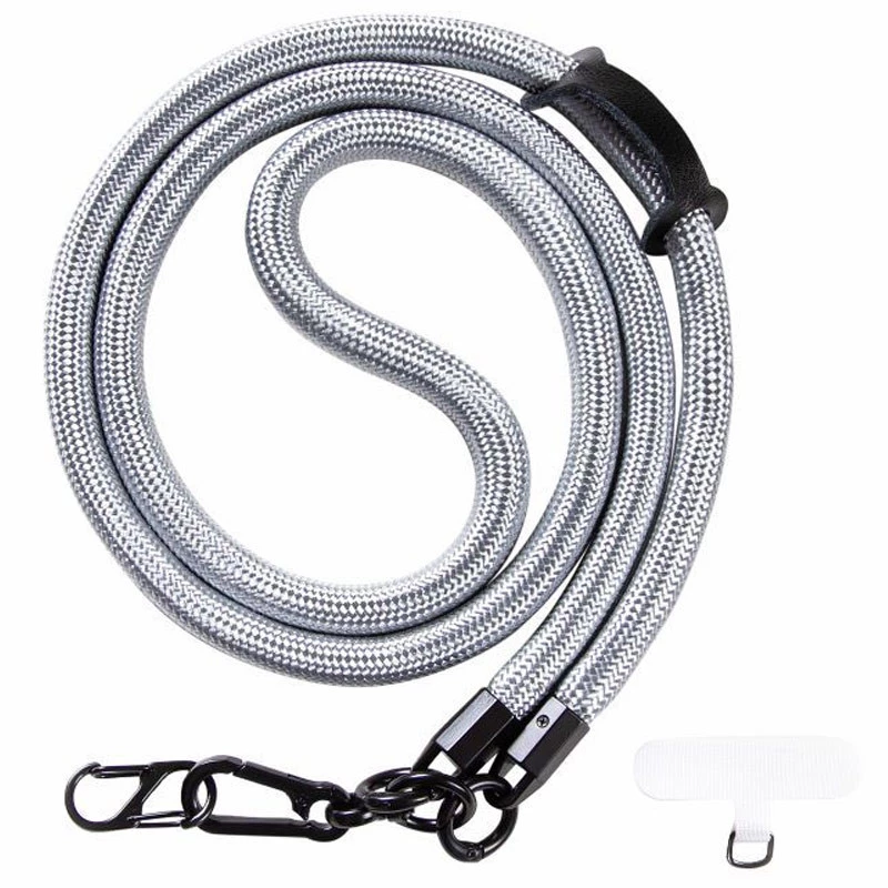 Шнурок (10мм) 120см – silver. Фото 2 з 2