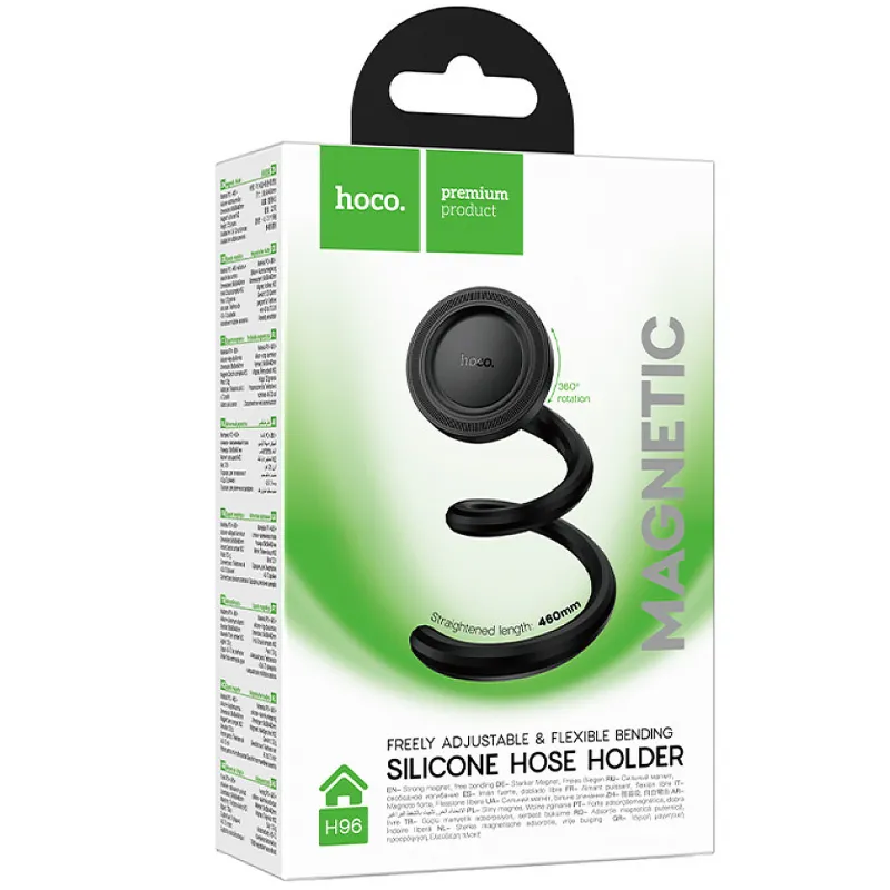 Магнитный держатель Hoco H96 Show hose holder (multi-scene) – Black. Фото 4 из 14