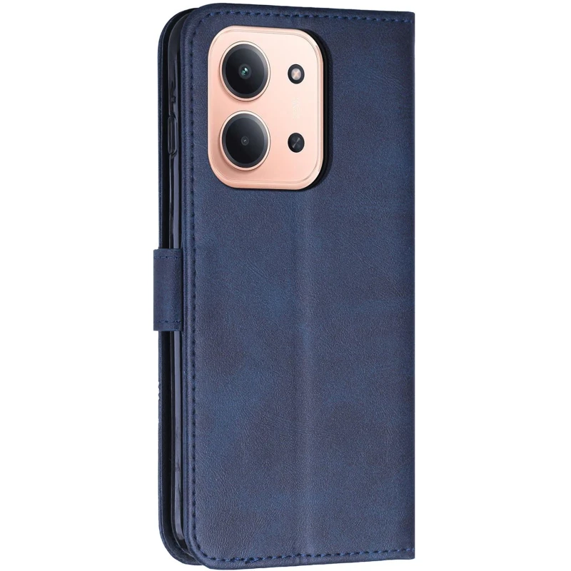 Кожаный чехол-книжка Jet Cover для Xiaomi Redmi 15C (EU) – Blue. Фото 4 из 6