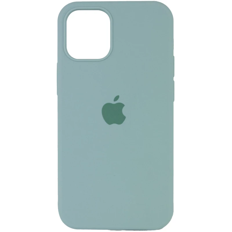 

Чехол Silicone Case с закрытым низом для Apple iPhone 12 Pro Max (6.7") (Бирюзовый / Turquoise), Бірюзовий / turquoise