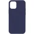 Чохол Silk (AA) NO LOGO with Magnetic Fit для Apple iPhone 14 (6.1") – Темно-синій / Midnight blue. Фото 1 з 1