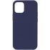 Чохол з закритим низом Silicone Case на Apple iPhone 11 (6.1") – Темно-синій / Midnight blue. Фото 1 з 2