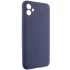 Чохол Silicone Case Lakshmi Premium із закритою камерою для Samsung Galaxy A04e – Темно-синій / Midnight blue. Фото 4 з 11