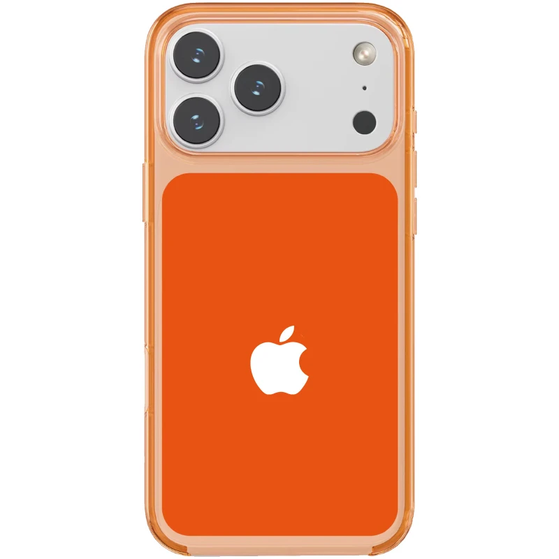 Clear Case with MagSafe and Animation для Apple iPhone 17 Pro (6.3") – Orange. Фото 1 з 1