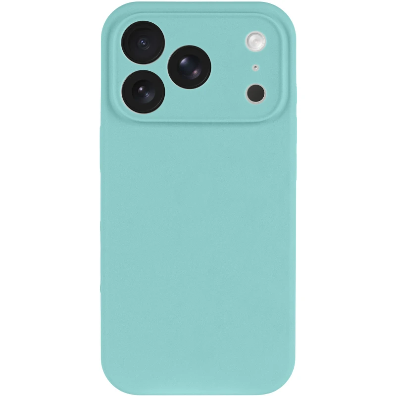Чехол Silk Full Camera Protective (AA) NO LOGO для Apple iPhone 17 Pro (6.3") – Бирюзовый / Marine Green. Фото 3 из 8