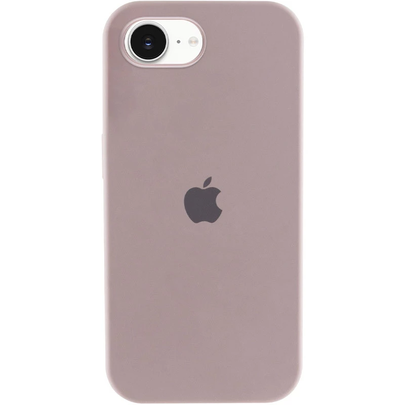 Чохол Silicone Case з закритим низом на Apple iPhone 17e (6.1") – Сірий / Lavender. Фото 2 з 6
