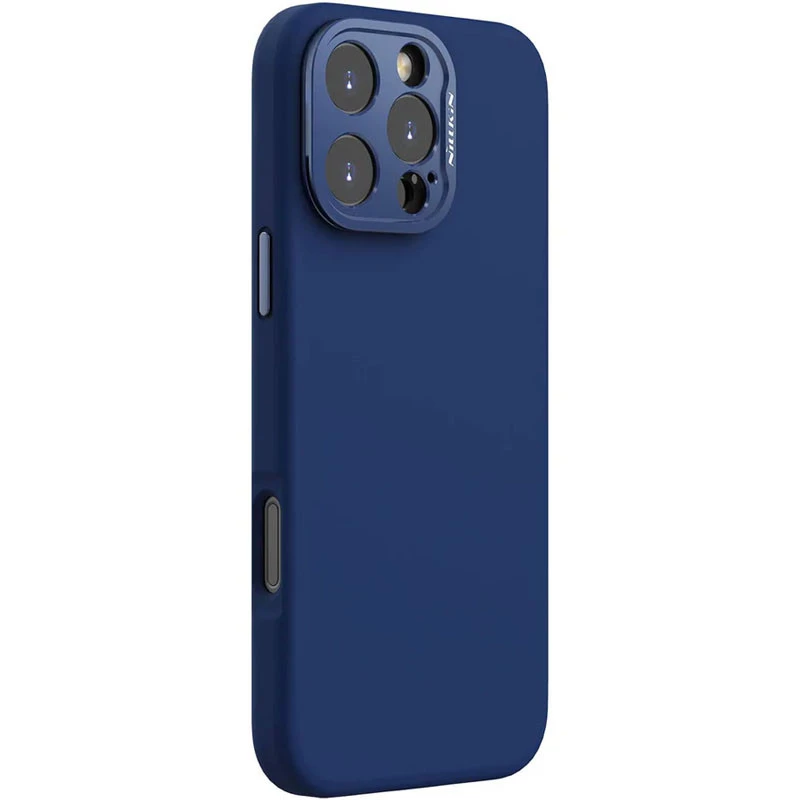 Чехол Silicone Nillkin LensWing Prop Magnetic для Apple iPhone 16 Pro Max – Синий / Blue. Фото 6 из 14