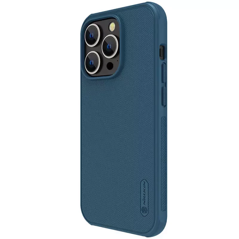 Пластиковая накладка Nillkin Pro для Apple iPhone 15 Pro Max (6.7") – Синий / Blue. Фото 2 из 5