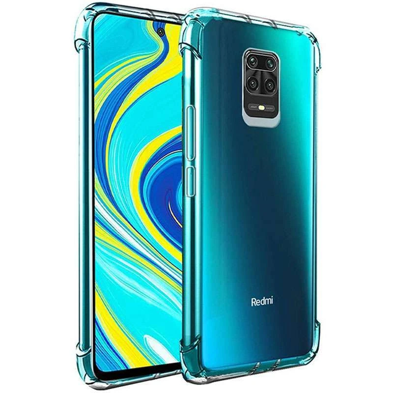 

Силиконовый чехол с крытыми бортами для Xiaomi Redmi Note 9s / Note 9 Pro / Note 9 Pro Max (Бесцветный (прозрачный)), Безбарвний (прозорий)