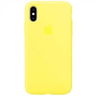 Чехол Silicone Case с закрытым низом для Apple iPhone XS Max (6.5") фото 1 из 2