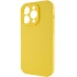 Чехол с закрытым низом Silicone Case для Apple iPhone 16 Pro Max – Желтый / Yellow. Фото 7 из 13