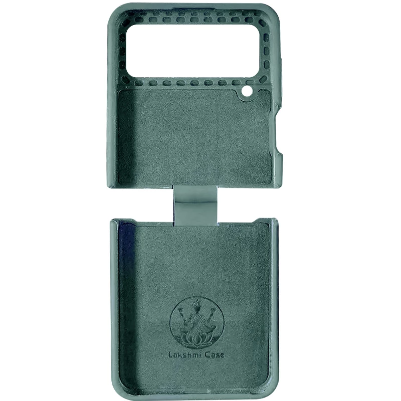 Чохол Foldables Silicone Cover Lakshmi (AAA) для Motorola Razr 50 Ultra – Зелений / Cyprus Green. Фото 4 з 8