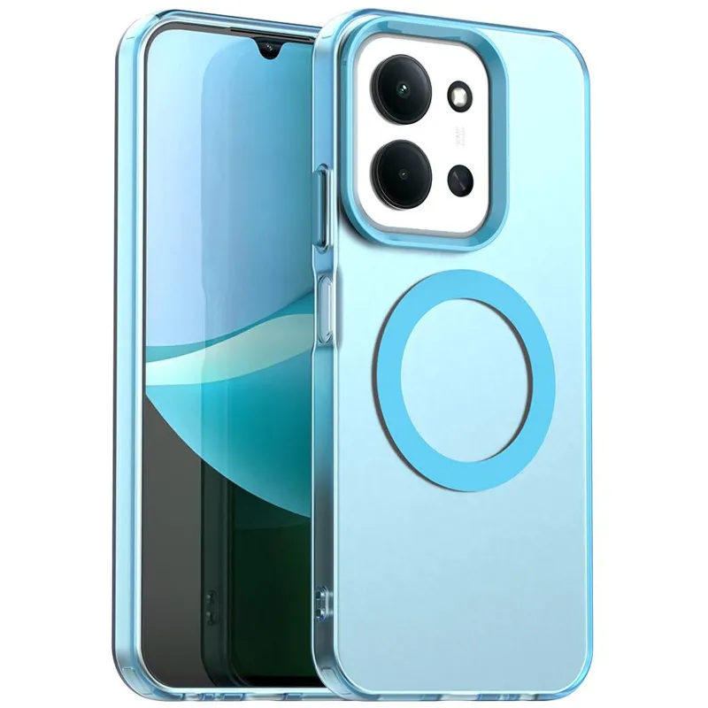 TPU+PC чохол Hybrid Magnetic Safe Case для Xiaomi Poco C85 (Global) – Blue. Фото 2 з 4