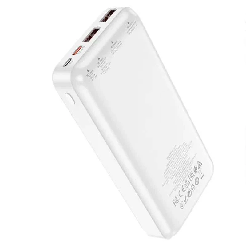 Портативний зарядний пристрій Power Bank Hoco J101A Astute 22.5W 20000 mAh – White. Фото 2 з 5