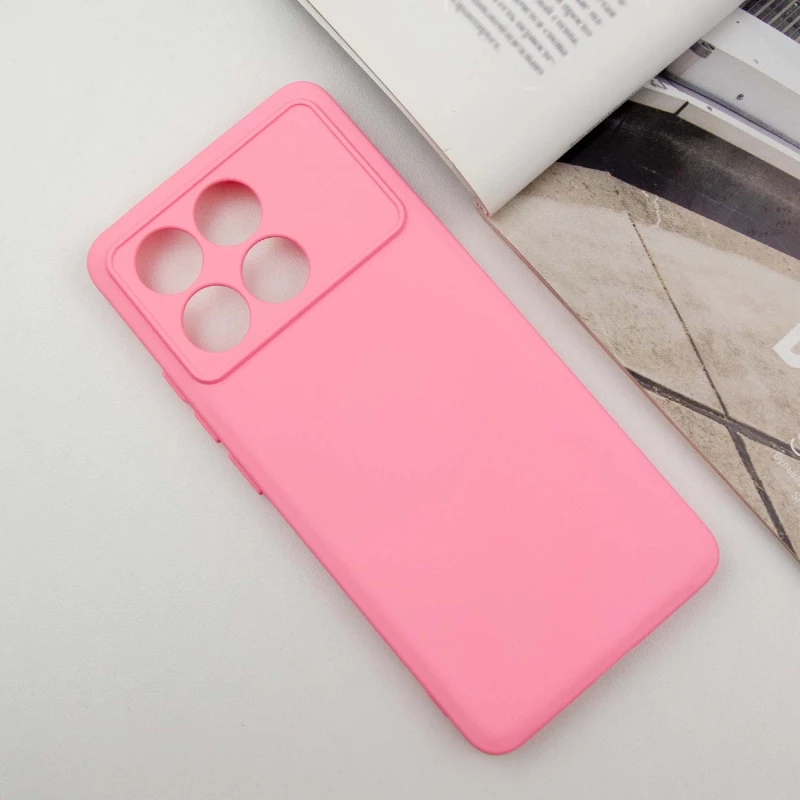 Чохол Silicone Case Lakshmi з закритою камерою на Xiaomi Poco X6 Pro – Рожевий / Pink. Фото 4 з 8