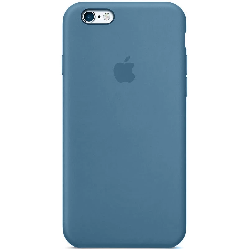 Чехол Silicone Case с закрытым низом для Apple iPhone 6/6s (4.7") – Синий / Blue Jay. Фото 1 из 1