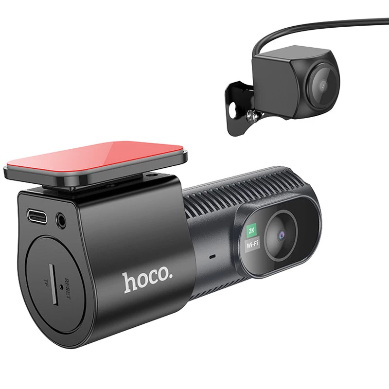 

Видеорегистратор Hoco DV8 2K display hidden driving recorder (with rear camera) (Black)