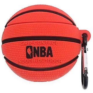 Силіконовий футляр Brand для навушників AirPods 1/2 + карабін фото 1 з 3