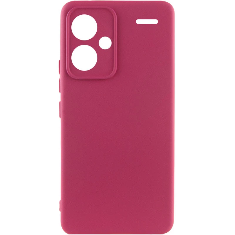 

Чехол Silicone Case Lakshmi с закрытой камерой для Xiaomi Redmi Note 13 Pro+ (Бордовый / Marsala), Бордовий / marsala