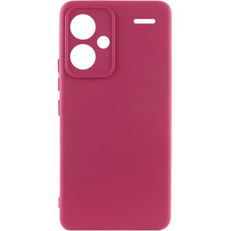 Чехол Silicone Cover Ummi Lakshmi Full Camera (AA) для Xiaomi Redmi Note 13 Pro+ – Бордовый / Marsala. Фото 1 из 1
