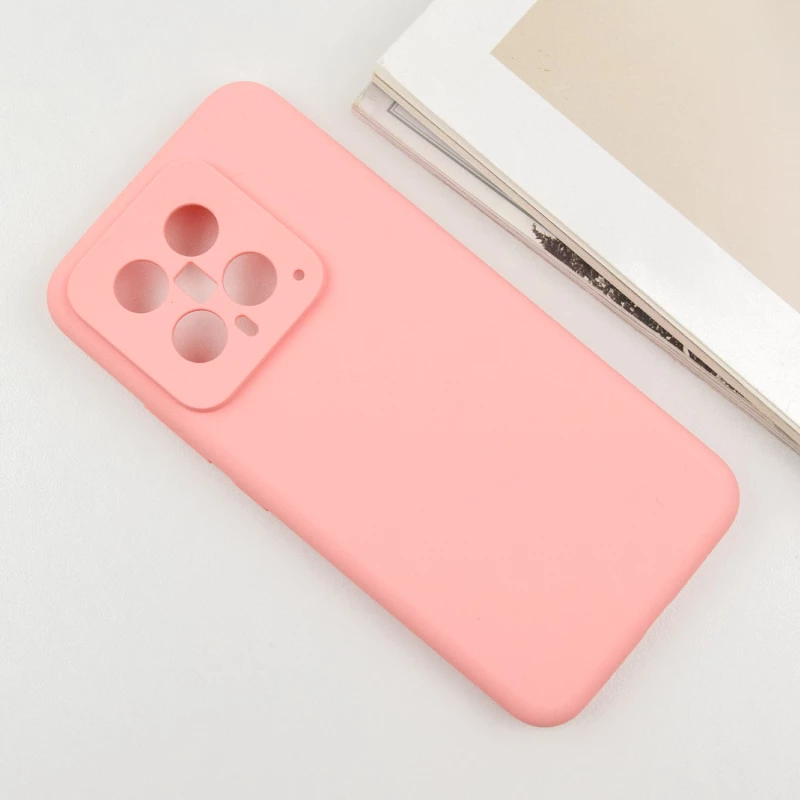 Чохол Silicone Case Lakshmi Plus з закритою камерою на Xiaomi 14 – Рожевий / Pink. Фото 4 з 7