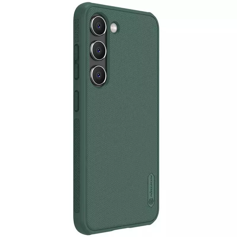 Пластикова накладка Nillkin Pro на Samsung Galaxy S24 FE – Зелений / Deep Green. Фото 3 з 5