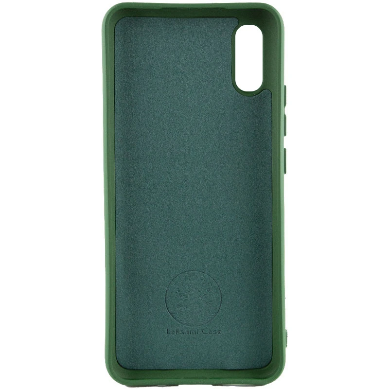 Чохол Silicone Cover Ummi Lakshmi (AA) для Xiaomi Redmi 9A – Зелений / Dark green. Фото 3 з 3