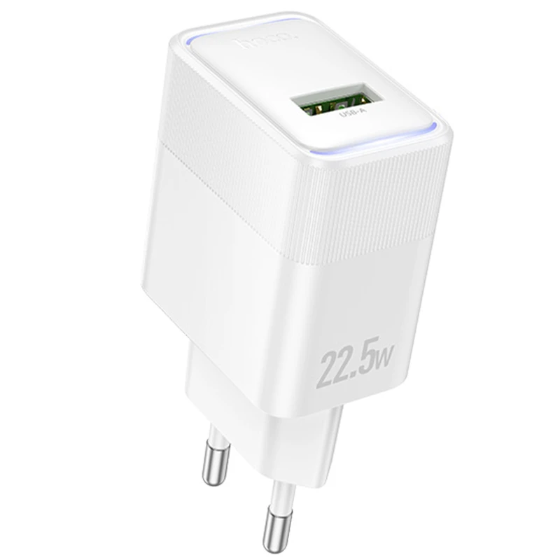 СЗУ Hoco CS111A Lounge PD22.5W (1USB-C) – White. Фото 1 из 4