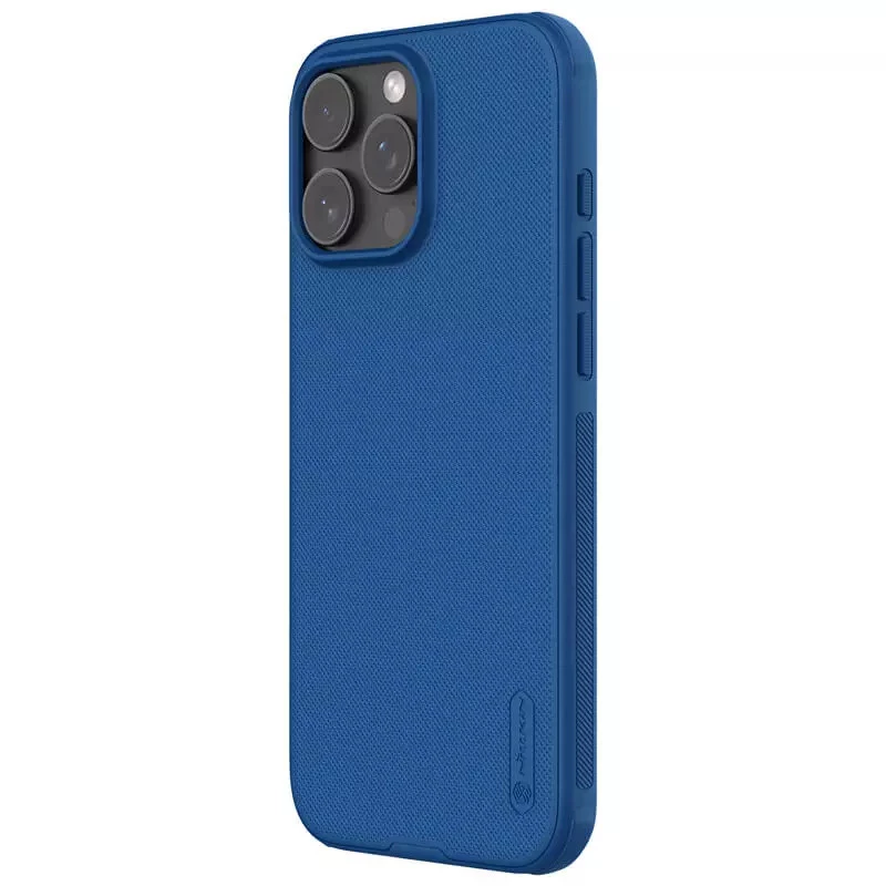 Чехол Nillkin Matte Magnetic Pro для Apple iPhone 16 Pro Max – Синий / Blue. Фото 3 из 7
