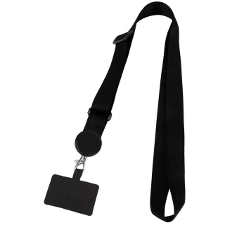 Шнурок широкий Round Clip (2см) 120см — Black