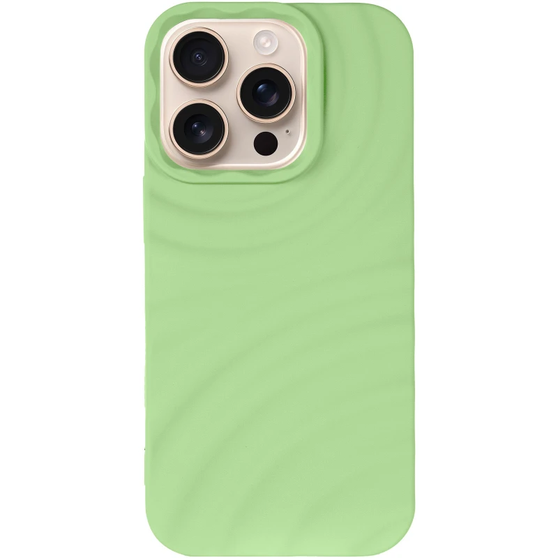 Чехол TPU MonoWave для Apple iPhone 15 Pro Max (6.7") – Light Green. Фото 3 из 7