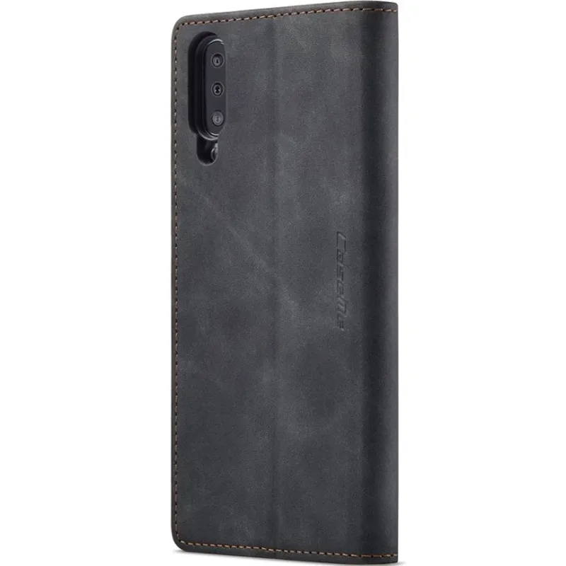 Шкіряний чохол-книжка CaseMe Velvet Nubuck для Samsung Galaxy A50 (A505F) / A50s / A30s – Black. Фото 3 з 5