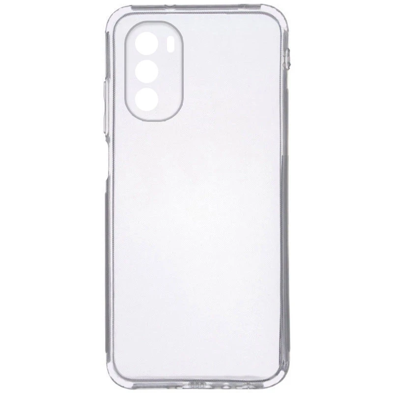 Ультратонкий силіконовий чохол 1,5 мм на Motorola Moto G31 – Безбарвний (прозорий). Фото 3 з 5