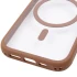 Чохол TPU GETMAN Moon Clear with MagSafe для Apple iPhone 12 Pro (6.1") – Brown. Фото 5 з 5