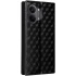 Кожаный чехол-книжка Rhombus Book для Xiaomi Poco X8 Pro Max – Black. Фото 2 из 7