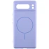 Чехол Silicone Cover Lakshmi Full Camera (AA) with Magnetic Fit для Google Pixel 8 Pro – Сиреневый / Dasheen. Фото 1 из 4
