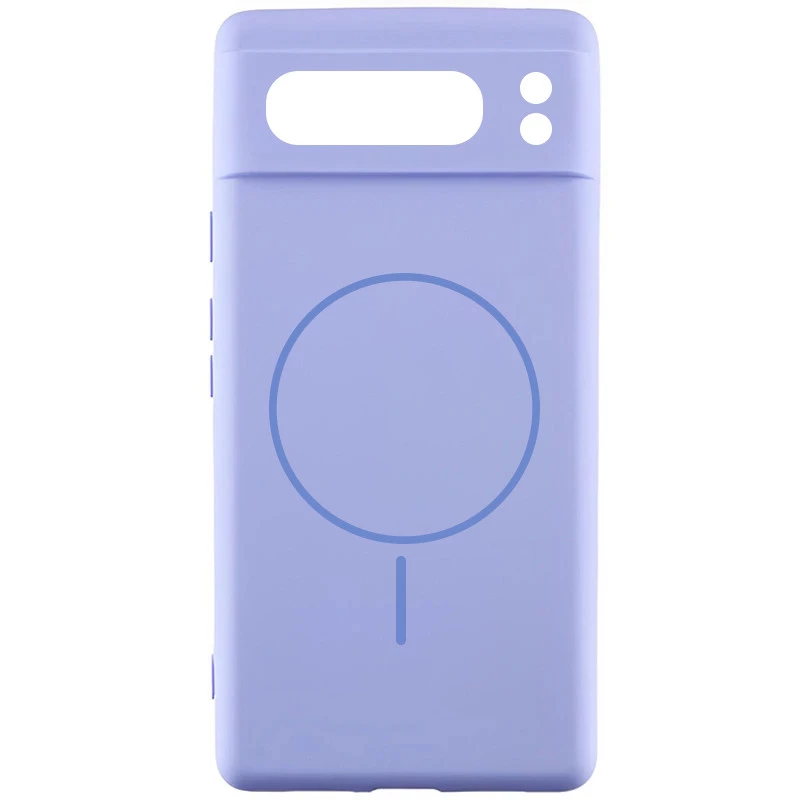 Силіконовий чохол Lakshmi MagFit з захистом камери для Google Pixel 8 Pro – Бузковий / Dasheen. Фото 1 з 4