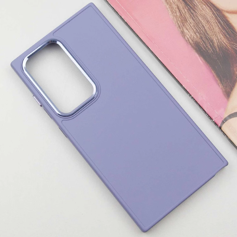 TPU чохол Bonbon з металевими кнопками на Samsung Galaxy S24 Ultra – Бузковий / Dasheen. Фото 8 з 14