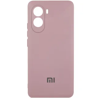 Чохол Silicone Case Lakshmi Premium L з закритою камерою на Xiaomi Poco M7 — Рожевий / Pink Sand