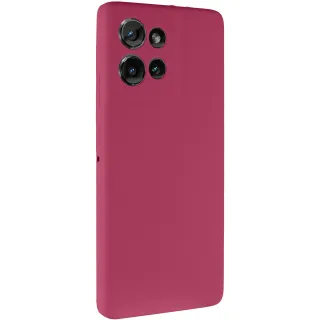 Чохол Silicone Cover Ummi Lakshmi Full Camera (AA) для Motorola Edge 50 Neo — Бордовий / Marsala
