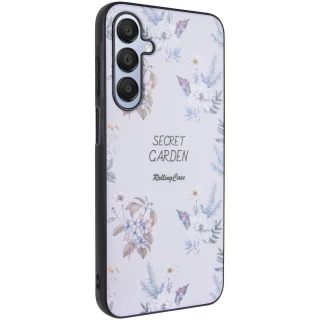 TPU+PC чехол Secret Garden для Samsung Galaxy A25 5G — White