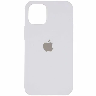 Чехол Silicone Case с закрытым низом для Apple iPhone 12 mini (5.4") — Белый / White