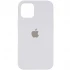 Чехол Silicone Case с закрытым низом для Apple iPhone 12 mini (5.4") – Белый / White. Фото 1 из 3
