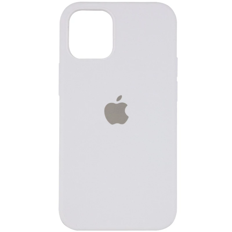 

Чехол Silicone Case с закрытым низом для Apple iPhone 15 (6.1") (Белый / White), Білий / white