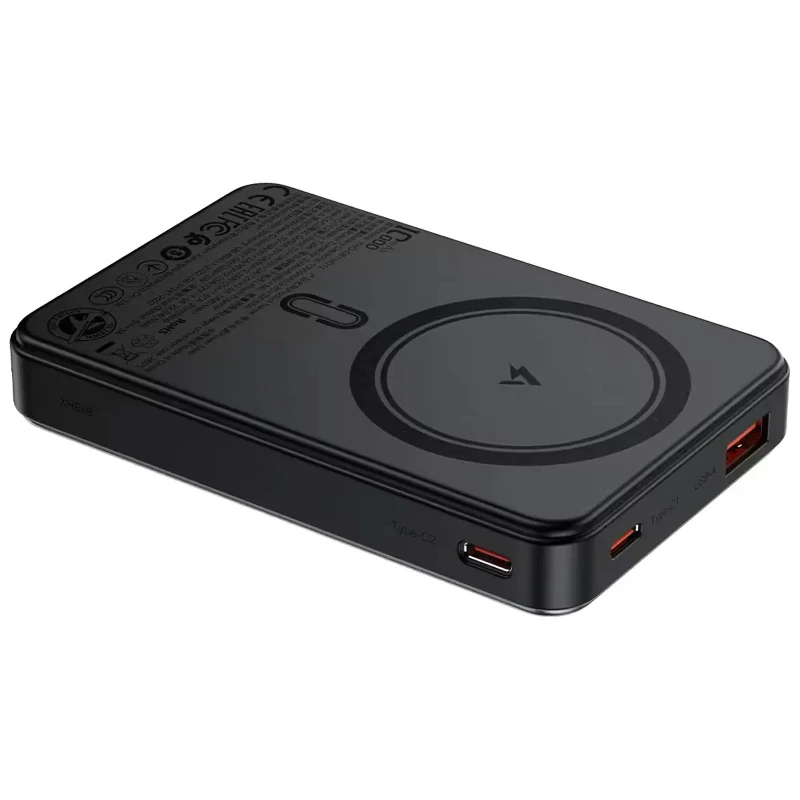 Портативний ЗП Power Bank Acefast M31 PD22.5W з БЗП with cable 10000 mAh – Black. Фото 2 з 5